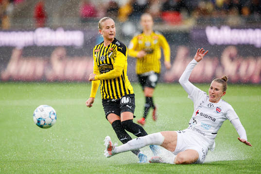 Häckens Filippa Curmark och Rosengårds Emma Berglund