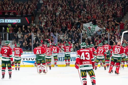 Frölunda jublar och tackar publiken