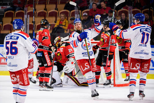 Oskarshamns Robin Norell, Philip Samuelsson och Joakim