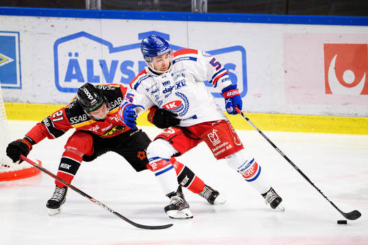 Luleås Juhani Tyrväinen och Oskarshamns David Quenneville