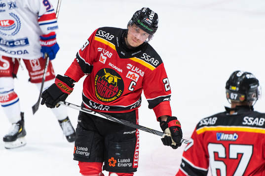 Luleås Erik Gustafsson deppar