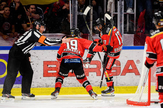 Luleås Isac Brännström jublar