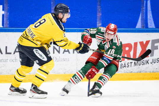 Södertäljes Alexander Anderberg och Moras Isak Grarfve