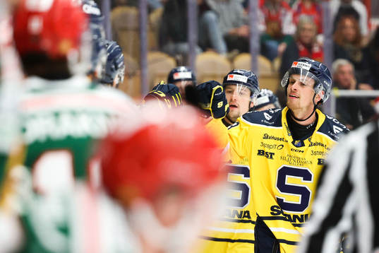 Södertäljes Alexander Anderberg jublar