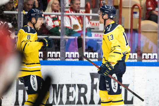 Södertäljes Alexander Anderberg jublar