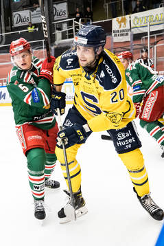 Moras Viktor Larsson och Södertäljes Tobias Lindberg