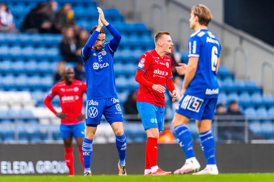 Sundsvalls Linus Hallenius jublar