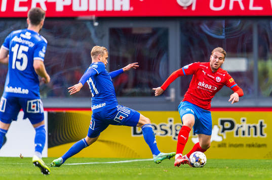 Sundsvalls Albin Ekström och Helsingborgs Charlie Weberg