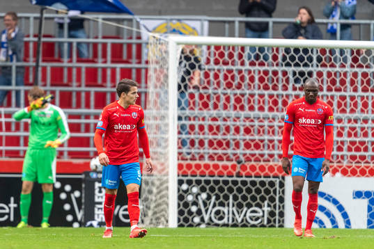 Helsingborgs Brandur Hendriksson Olsen och Ravy Tsouka-Dozi