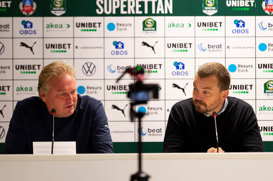 Helsingborgs tränare Jörgen Lennartsson och Sundsvalls