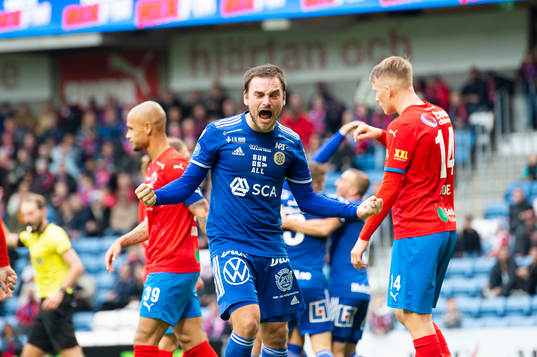 Sundsvalls Pontus Silfwer jublar