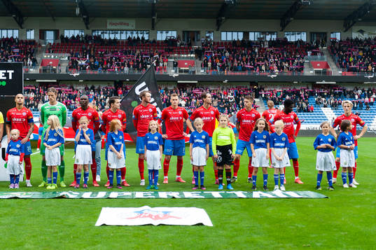 Helsingborgs spelare uppställda