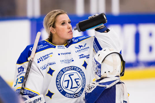 Leksands målvakt Amanda Johansson