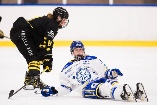 s Erica Uden Johansson och Leksands Karolin Malmquist