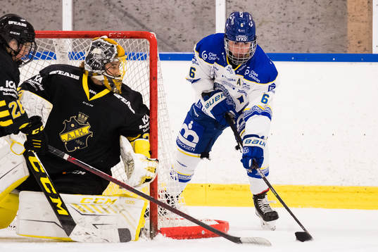 s målvakt Minatsu Muraseoch Leksands Gracen Hirschey