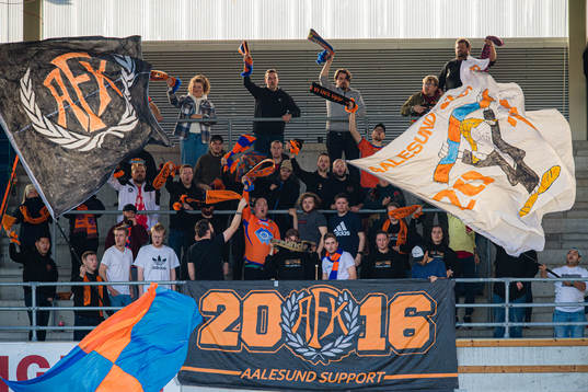 Spectators in the stands