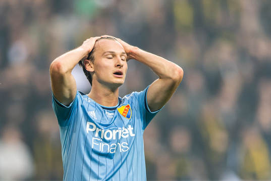 Djurgårdens Hjalmar Ekdal deppar
