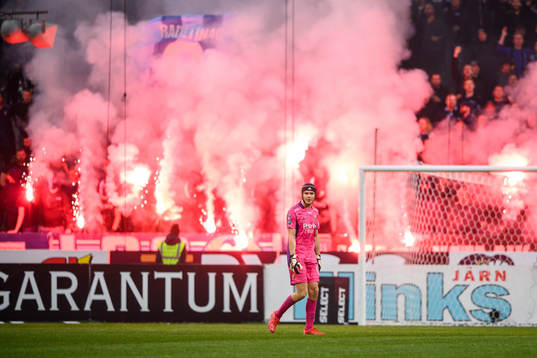 Djurgårdens målvakt Jacob Widell Zetterström