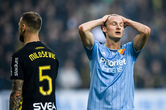 Djurgårdens Hjalmar Ekdal deppar