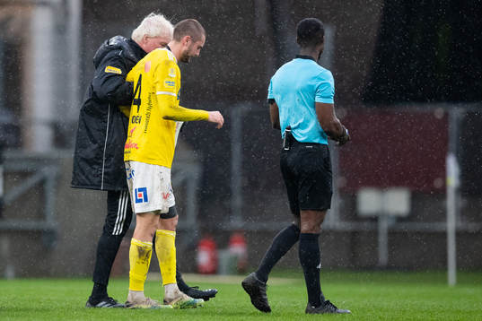 Falkenbergs Axel Norén utgår