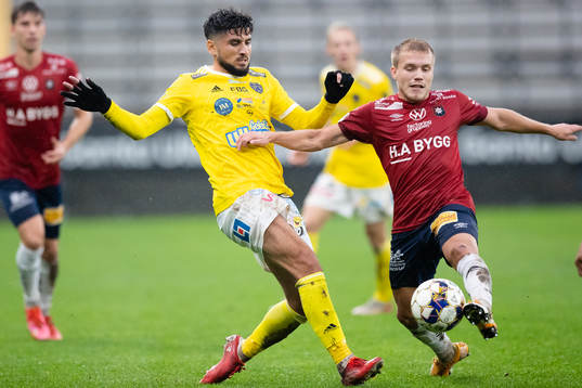 Falkenbergs Mahmut Özen och Örgrytes Hampus Dahlqvist