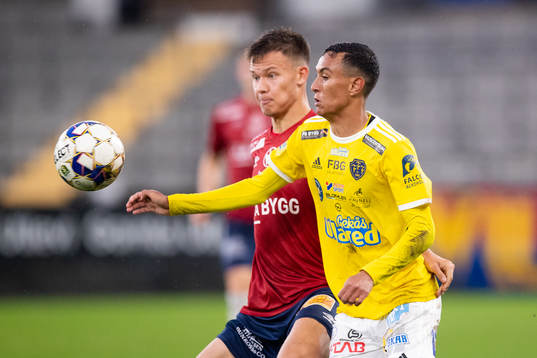 Örgrytes Arvid Brorsson och Falkenbergs Oliver Hintsa