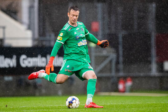 Falkenbergs målvakt Viktor Noring