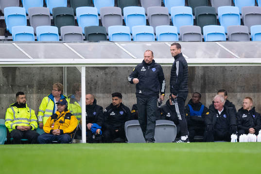 Falkenbergs tränare Tobias Tuvesson