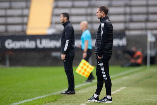 Falkenbergs tränare Tobias Tuvesson