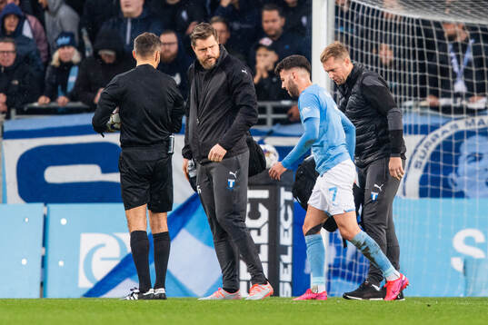 Malmö FFs Erdal Rakip har ont