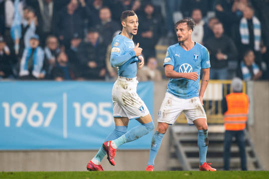 Malmö FFs Veljko Birmancevic deppar