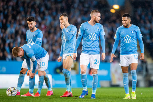 Malmö FFs Erdal Rakip, Anders Christiansen, Veljko