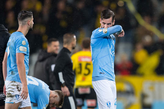 Malmö FFs Adi Nalic deppar