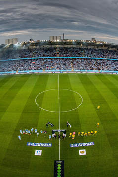 Line-up på Eleda Stadion
