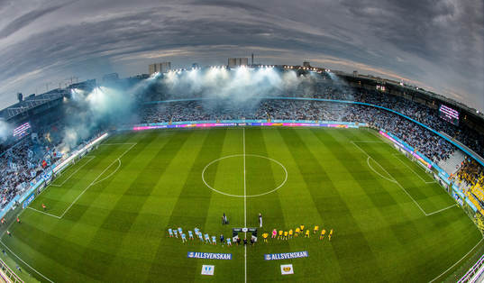 Line-up på Eleda Stadion