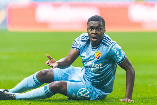 Djurgårdens Joel Asoro reagerar