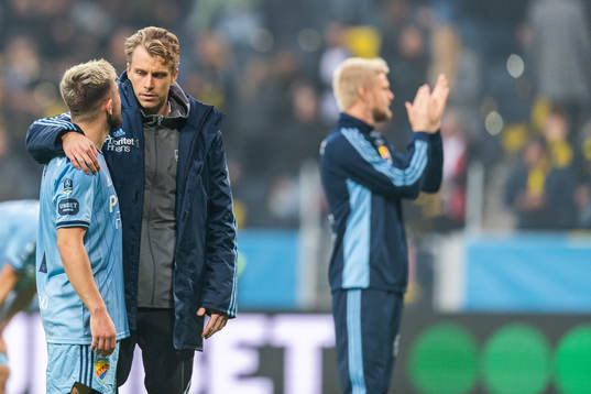 Djurgårdens Rasmus Schüller deppar