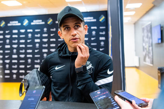 s Nicolas Stefanelli i mixade zonen