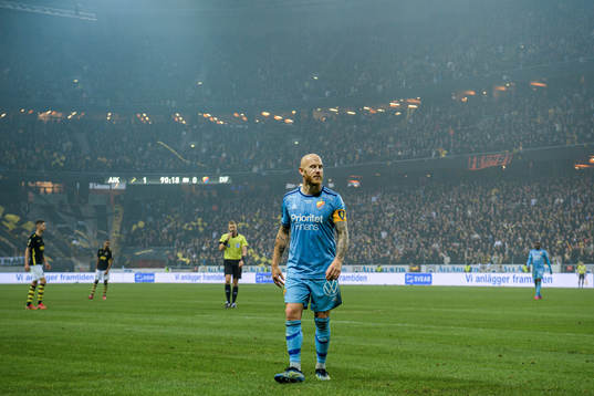 Djurgårdens Magnus Eriksson deppar