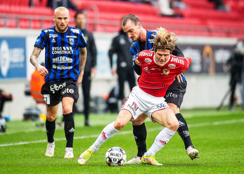 Kalmars Oliver Berg och Sirius Adam Hellborg
