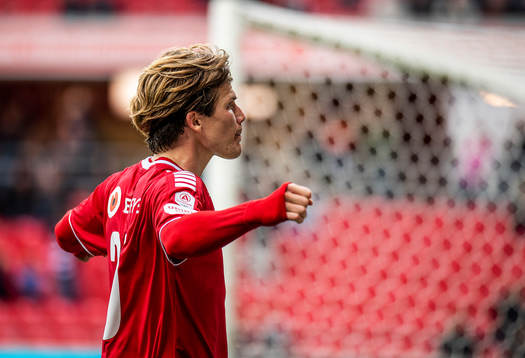 Kalmars Oliver Berg jublar