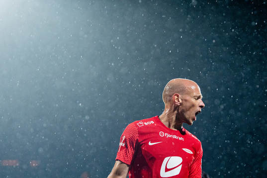 Ruben Kristiansen of Brann reacts