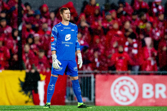 Goalkeeper Hannes Lennart Grill of Brann