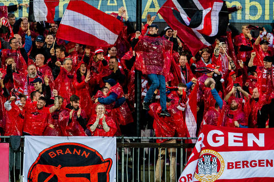 during the Eliteserien football match between Mjøndalen