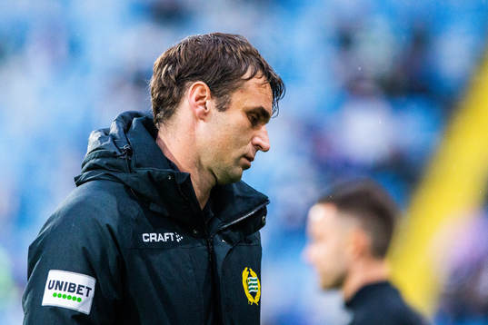 Hammarbys tränare Milos Milojevic deppar