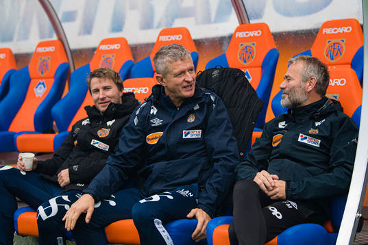 oger Naustan, assistant coach of Aalesund, Lars Arne