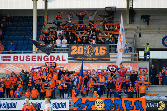 Spectators in the stands