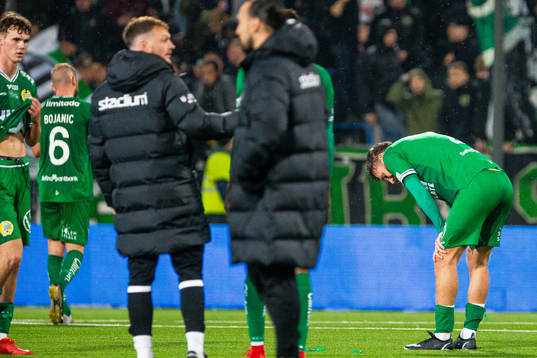 Hammarbys spelare deppar