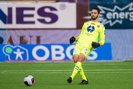 Goalkeeper Michael Lansing of Aalesund