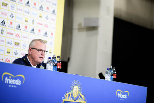 Head coach Janne Andersson of the Swedish national football